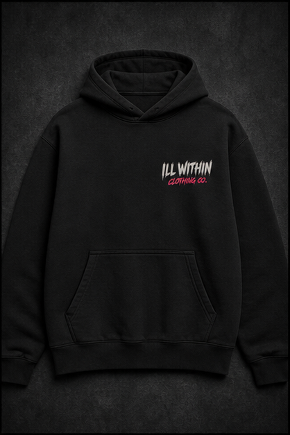 Anger Hoodie Front - Ill Within Clothing Co.