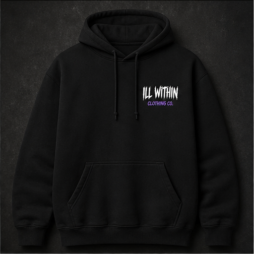 Depression Hoodie Front - Ill Within Clothing Co.