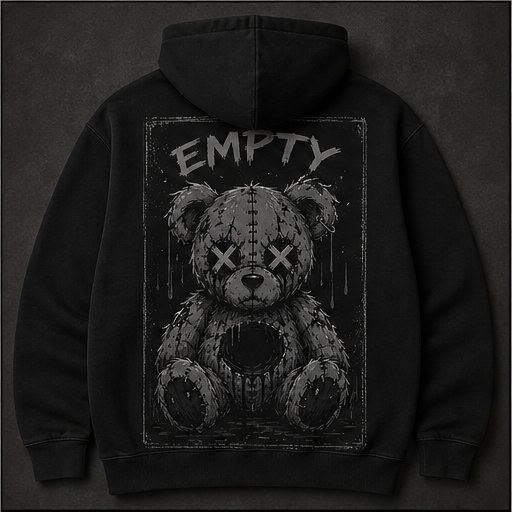 Empty Hoodie Back - Ill Within Clothing Co.