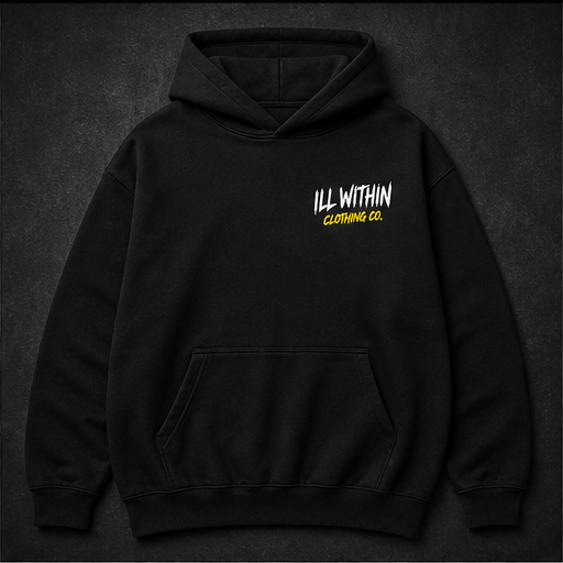 Hypomania Hoodie Front - Ill Within Clothing Co.