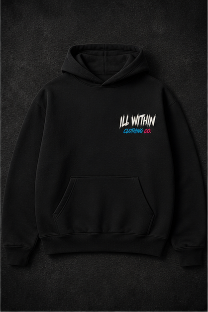 Instability Hoodie Front - Ill Within Clothing Co.