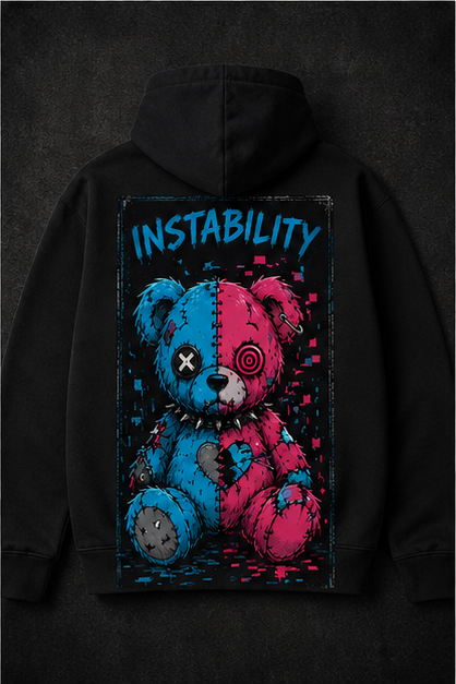 Instability Hoodie Back - Ill Within Clothing Co.