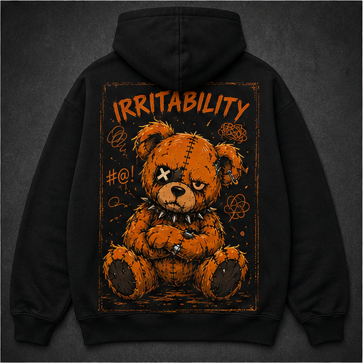 Irritability Hoodie Back - Ill Within Clothing Co.