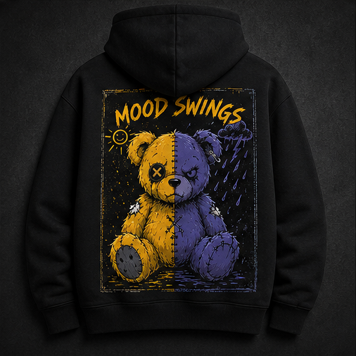 Mood Swings Hoodie Back - Ill Within Clothing Co.