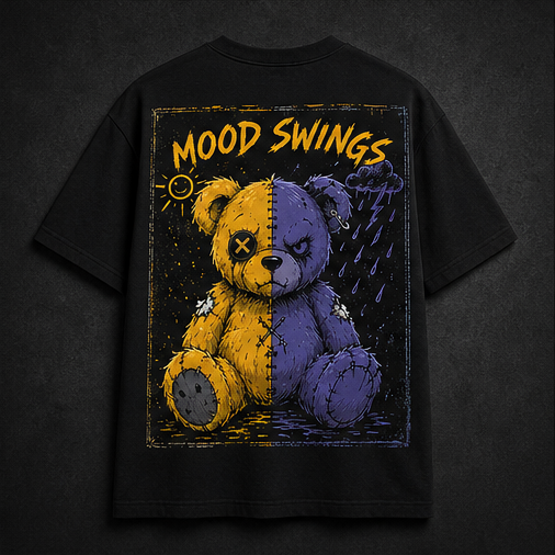 Mood Swings T-Shirt Back - Ill Within Clothing Co.