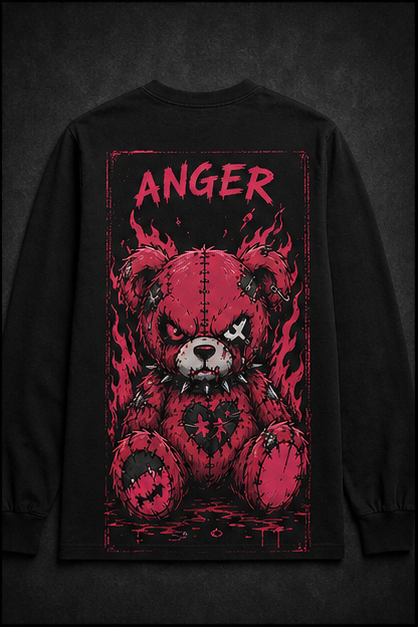 Anger Long-Sleeve Back - Ill Within Clothing Co.