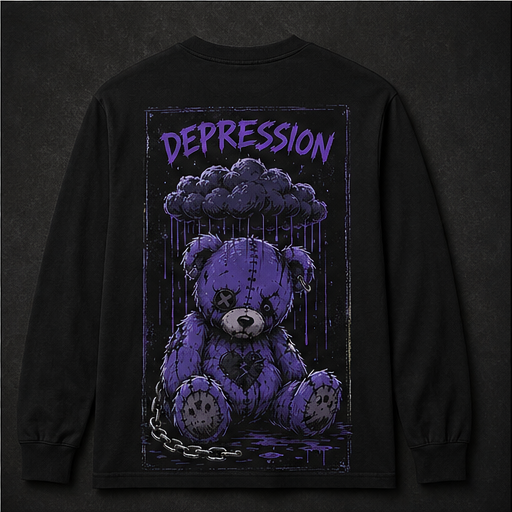 Depression Long-Sleeve Back - Ill Within Clothing Co.