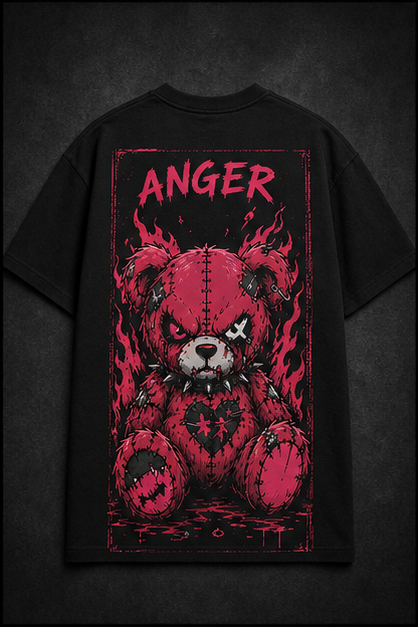 Anger T-Shirt Back - Ill Within Clothing Co.
