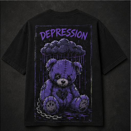 Depression T-Shirt Back - Ill Within Clothing Co.