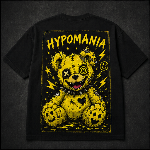 Hypomania T-Shirt Back - Ill Within Clothing Co.